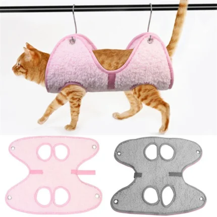 Cat Hammock Helper Grooming Hammock Restraint Bag Puppy Nail Clipper Trim Bath Shower Harness Washing Pet Supplies